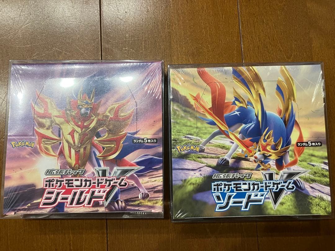 ポケモンカードゲーム シールド ソード　box 未開封シュリンク付き