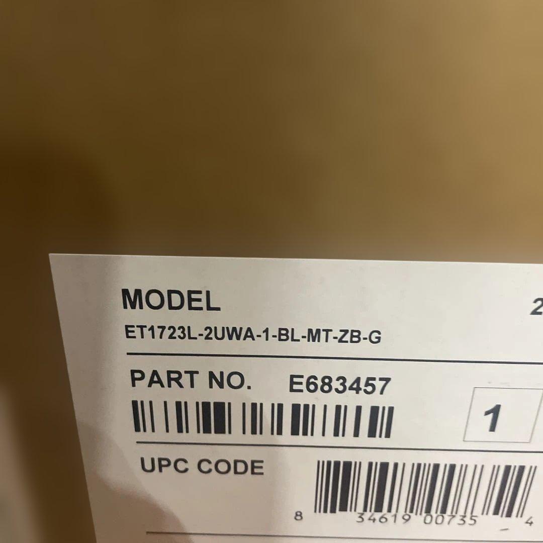 タッチパネル・システムズ ET1723L-2UWA-1-BL-MT-ZB-G