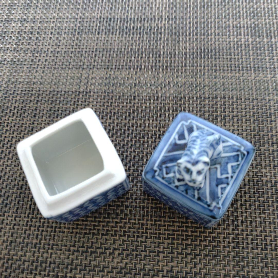 【値下げ】干支　寅　香合　高野正阿弥作