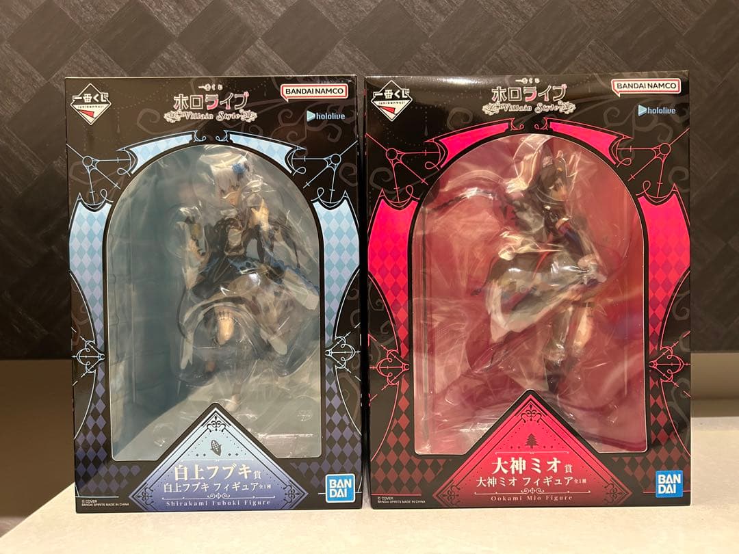 ホロライブ 一番くじ　Villain Style 白上フブキ　大神　フィギュア