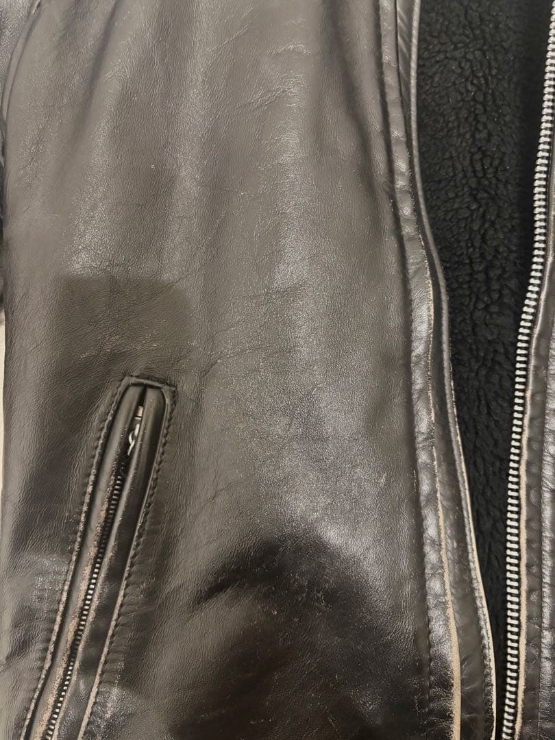 【人気】schott ライダースジャケット　641 黒　本革