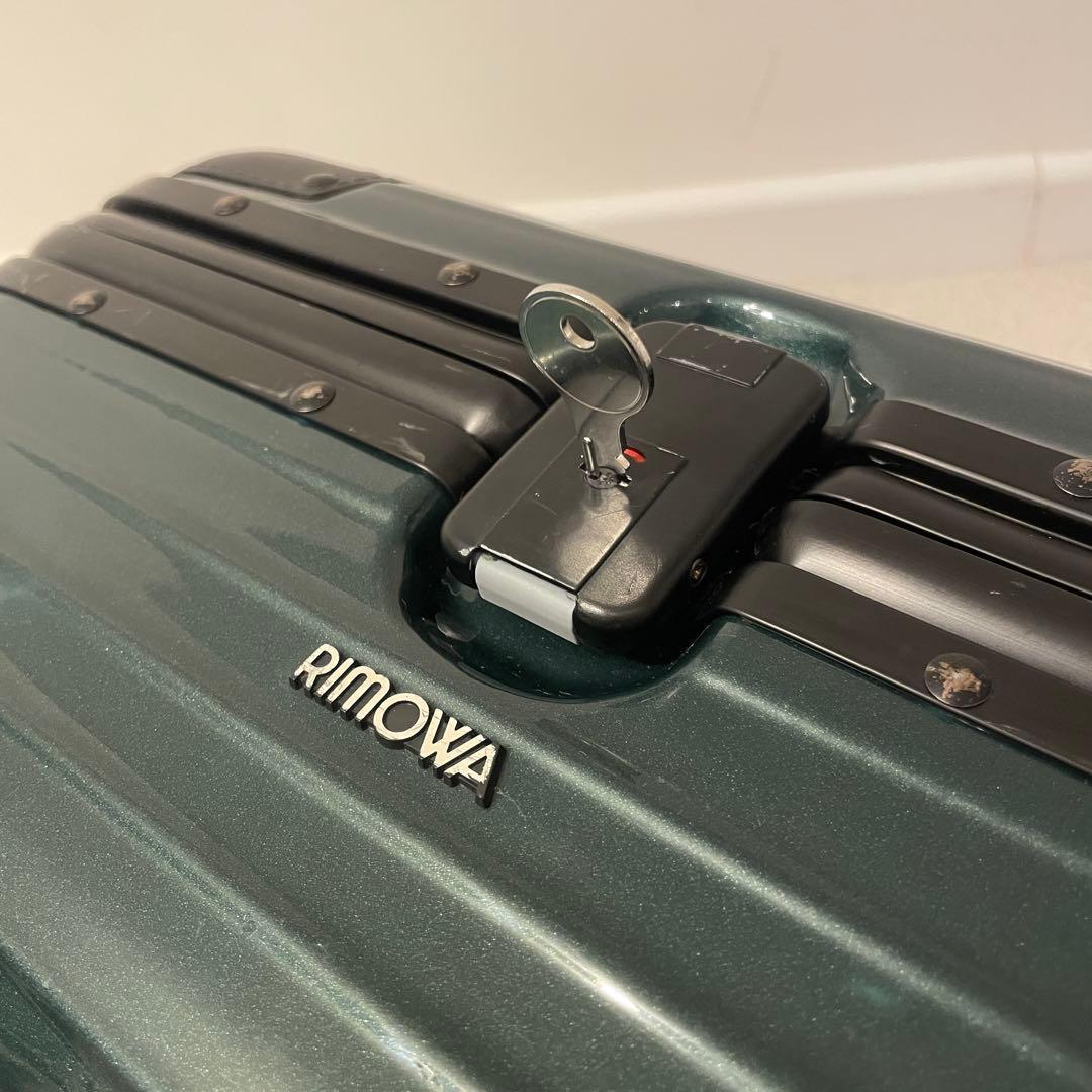RIMOWA Samba Nova ビューティケース 18L グリーン 鍵付き