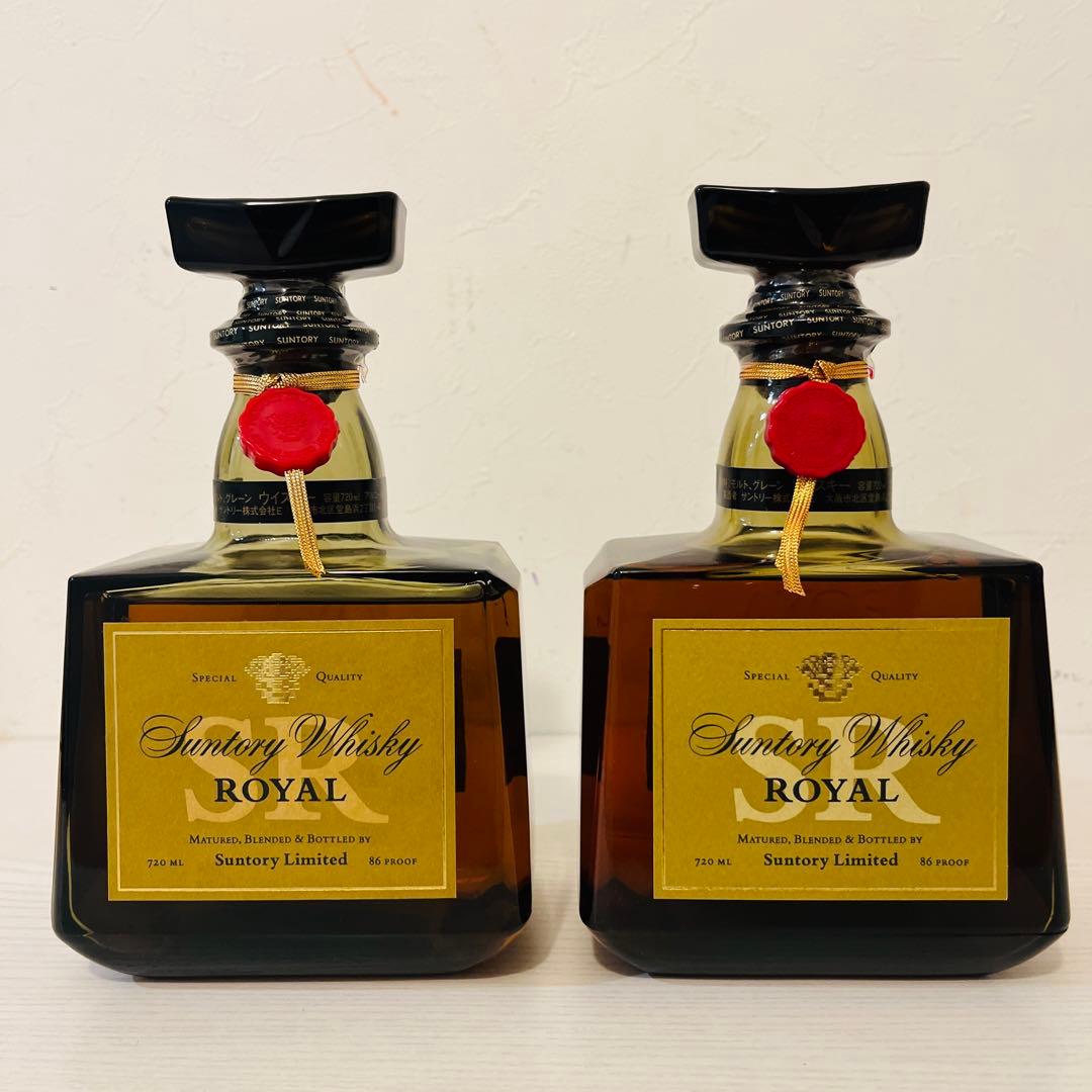サントリー　ローヤル　箱付き　終売品　2本　ウイスキー　美品　古酒　