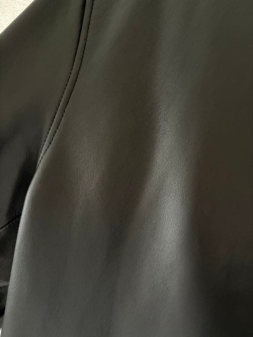 【特価】 EDIFICE稀少XLシープレザーシングルライダースジャケット