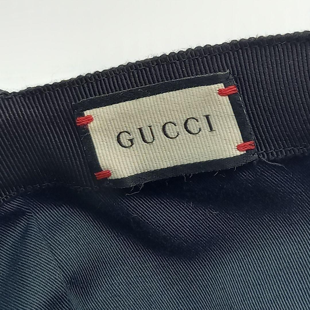 BN グッチ オリジナルGGキャンバス ベースボール キャップ M 58㎝