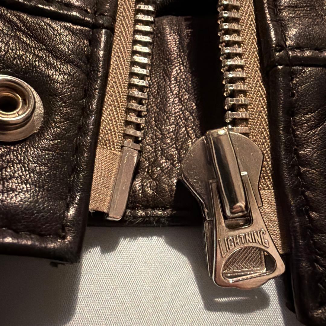 ルイスレザー×リアルマッコイズ ディアスキン ドミネーター 40 ブラック