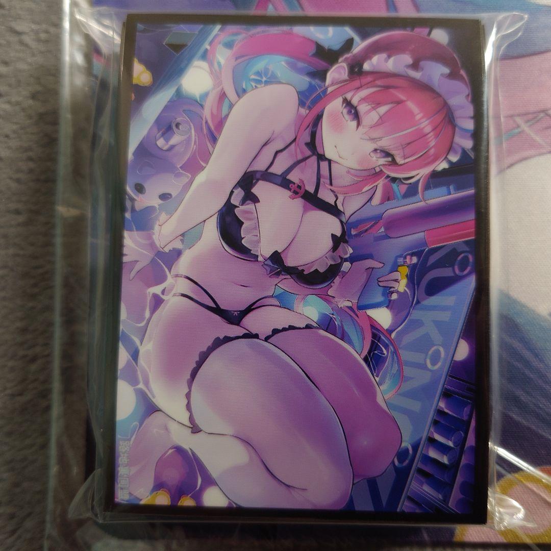 α1 ホロライブ 水着&水鉄砲&メイド衣装 湊あくあ スリーブ&プレイマット