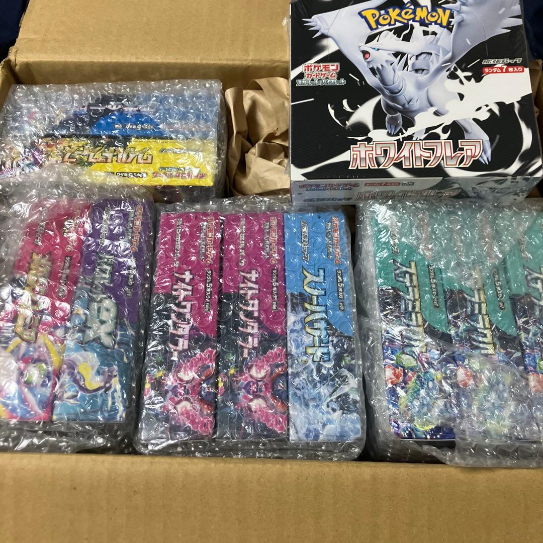 ポケカ　シュリンク付き box 11個　ホワイトフレア　メガシンフォニア　など
