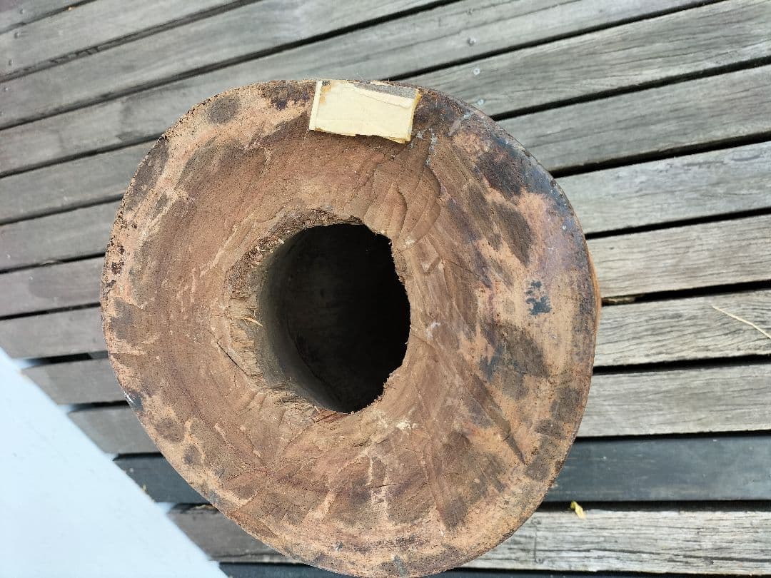 アフリカ 民族 打楽器 大型 ジャンベ 高さ67cm 打面約26cm