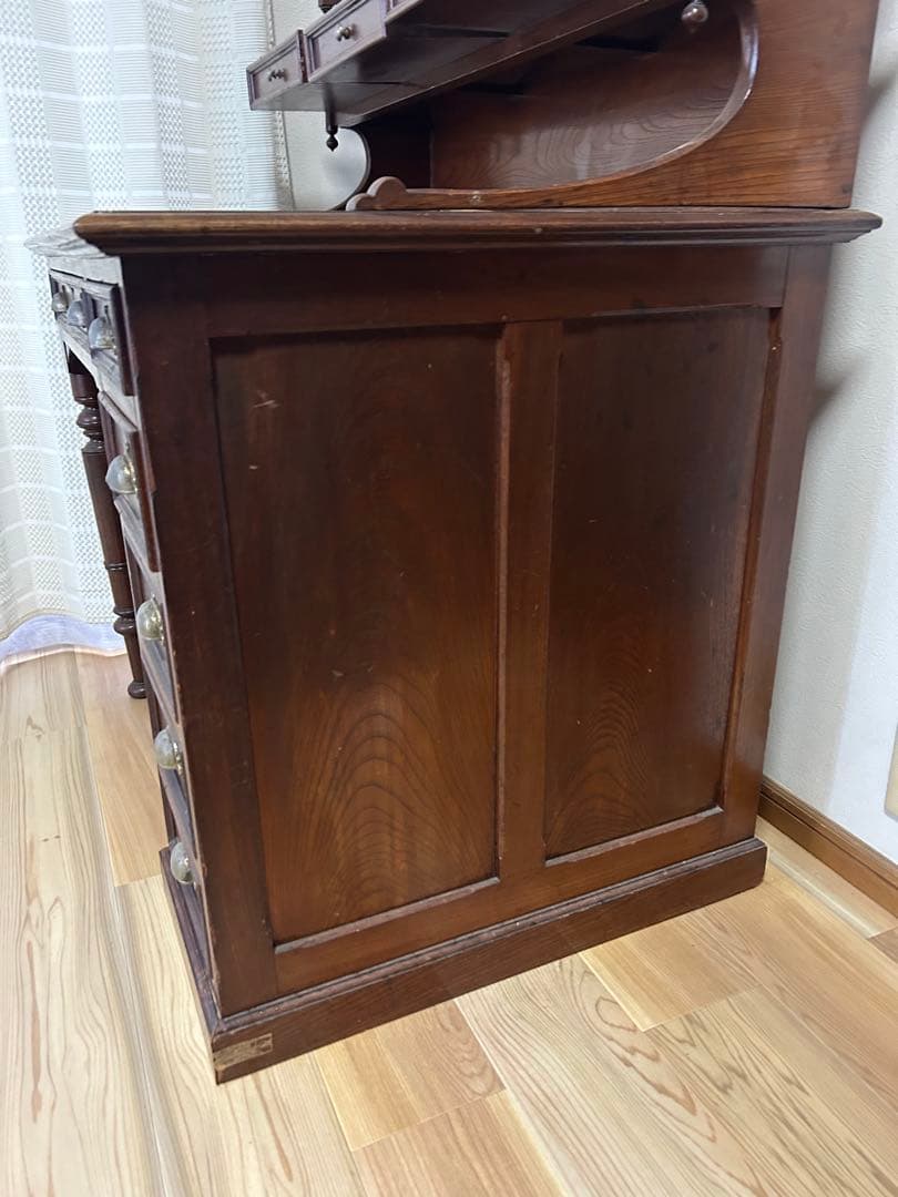 【限定値下中】アンティーク 飾り棚付き 文机 レトロ 古道具 値下12000円可