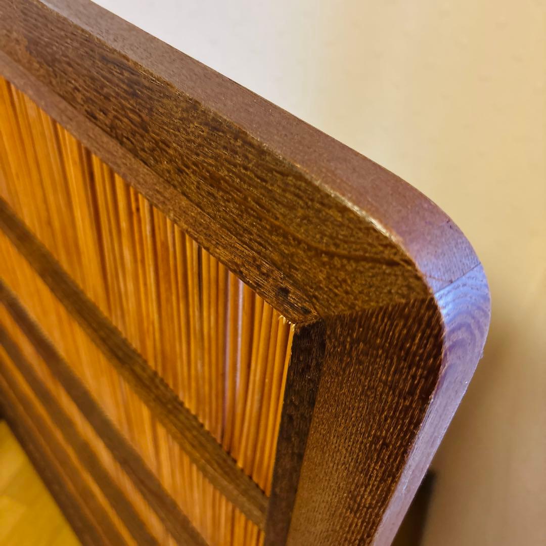 専用！和家具 高級和風伝統ヨシ入り衝立 1枚立てパーテーション 茶道具　間仕切り