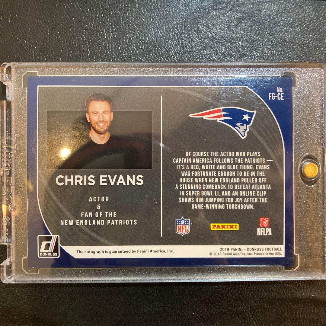 クリスエバンス  キャプテンアメリカ  直筆サイン　マーベル