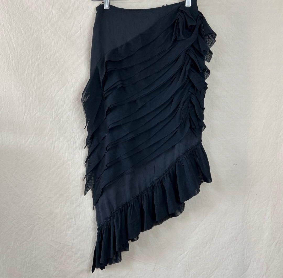 Jean Paul GAULTIER FEMME フリル スカートアシンメトリー