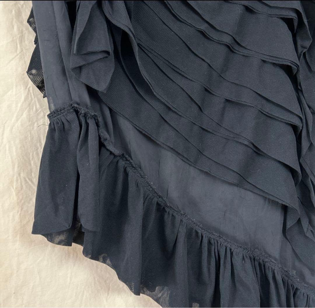 Jean Paul GAULTIER FEMME フリル スカートアシンメトリー