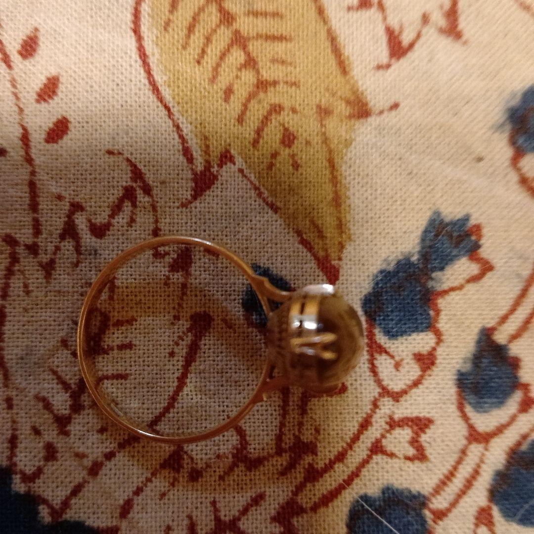 キャッツアイゴールドリング