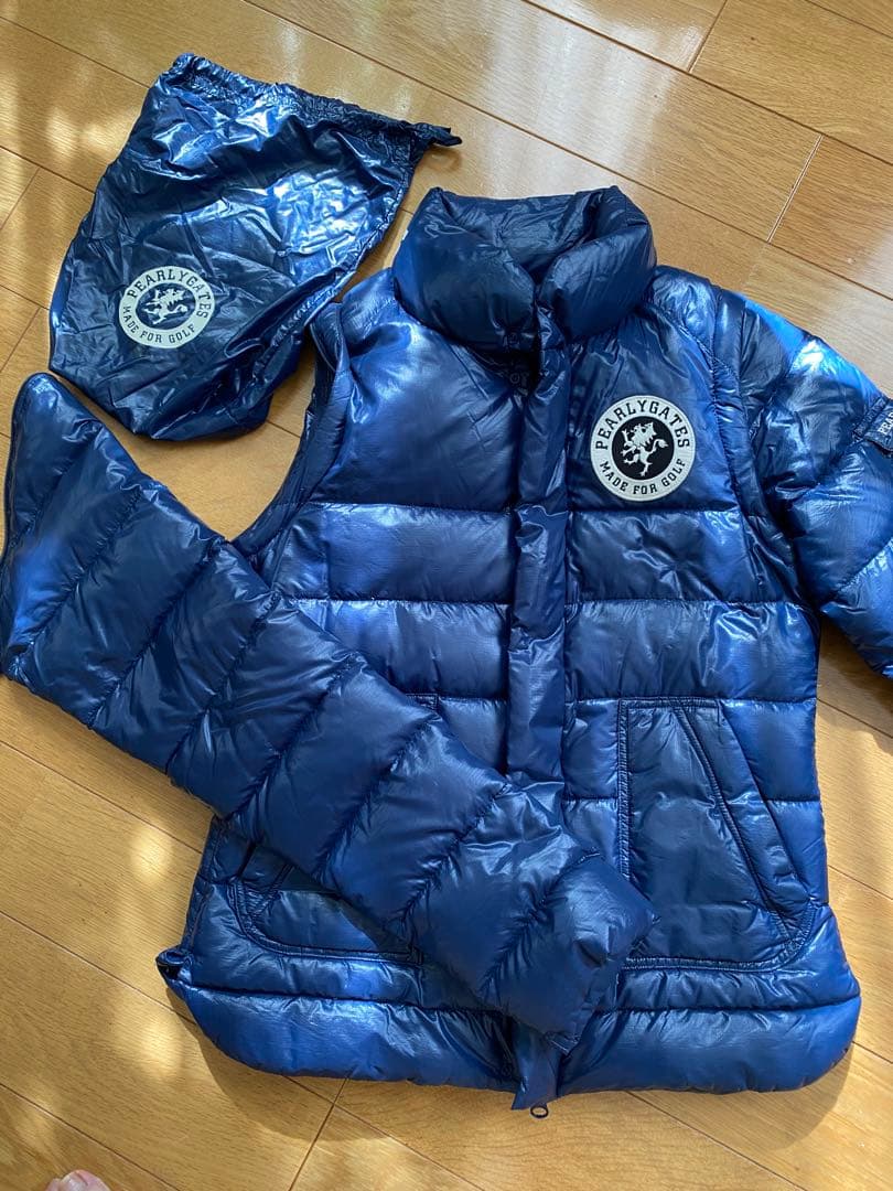 PEARLYGATE ネイビー ダウンジャケット