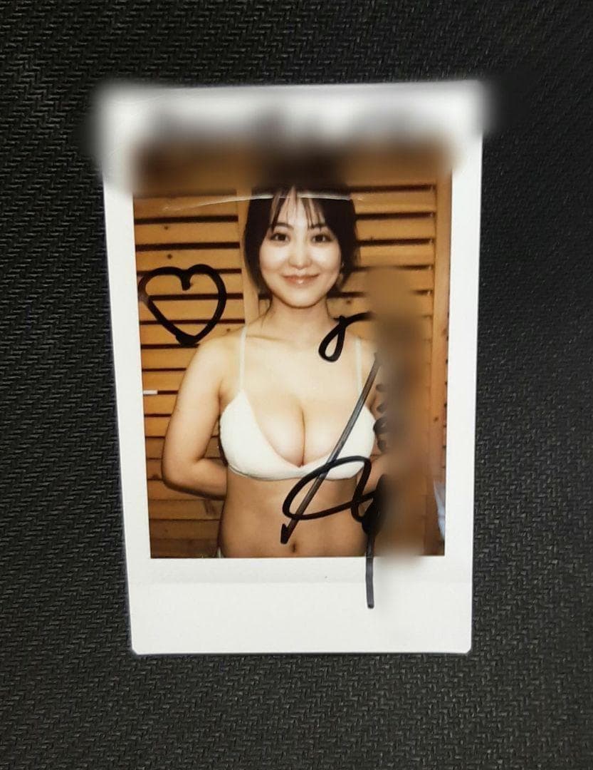 抽プレ当選品 福井梨莉華　直筆サイン入りチェキ　当選通知あり