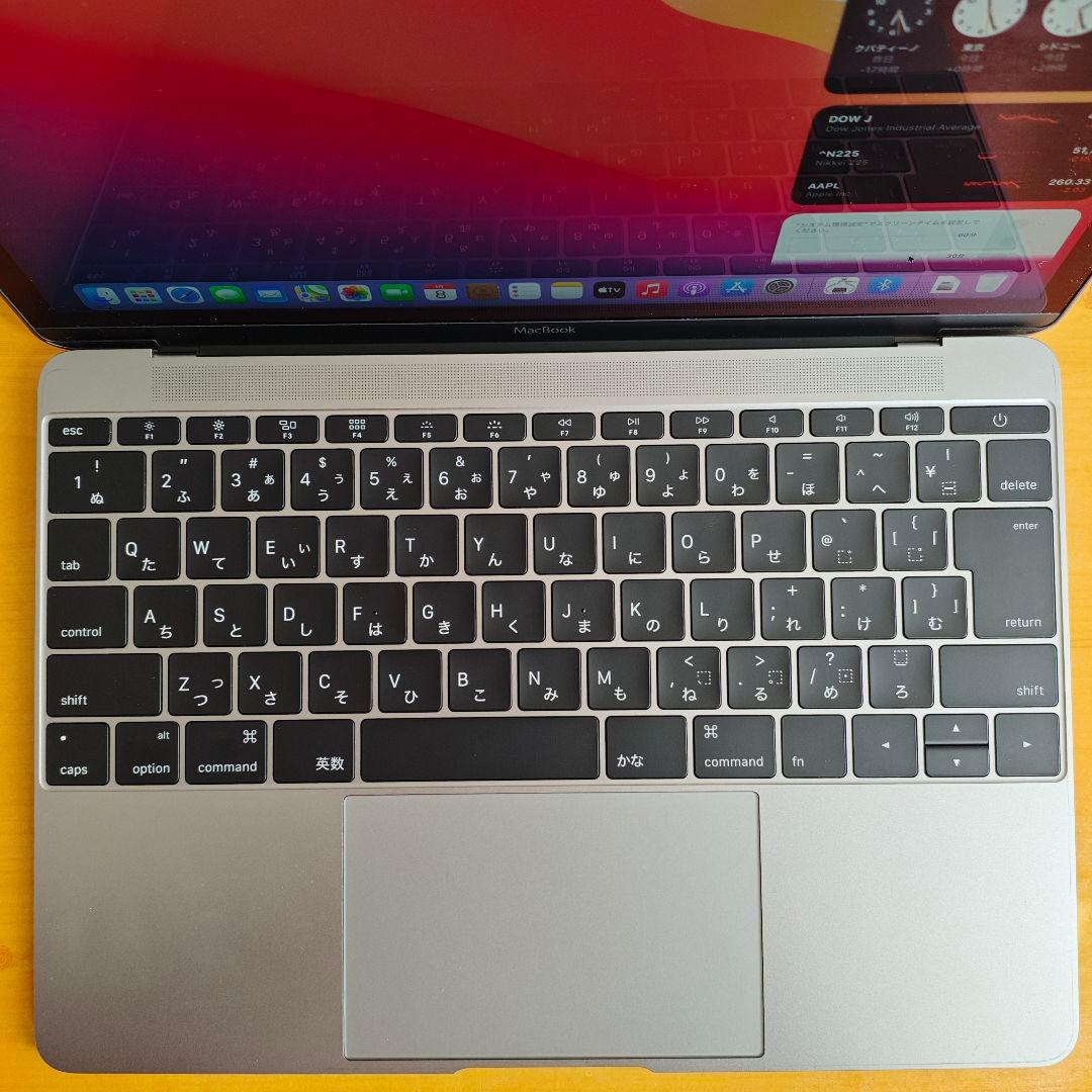 【バッテリー正常】Macbook 12インチ 2016 8G 250GB