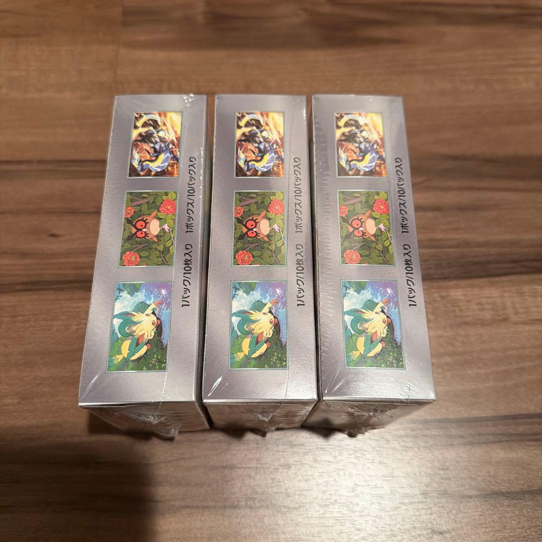 ポケモンカードゲーム テラスタルフェスex BOX 3個セット　シュリンク付