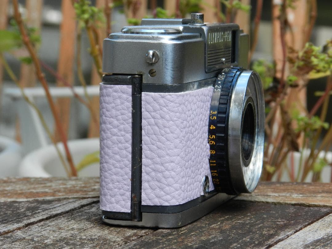 極美品　OLYMPUS PEN EE-2 紫 オリジナル　ハーフフレイムカメラ