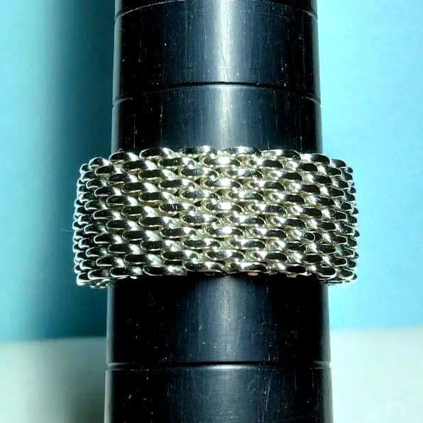 ティファニーサマセットリング 17号～18号　新品仕上げ　ほぼ無傷未使用に近い