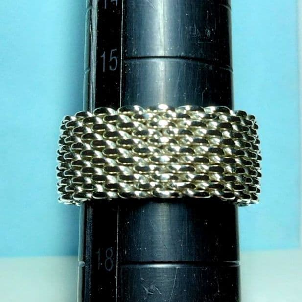 ティファニーサマセットリング 17号～18号　新品仕上げ　ほぼ無傷未使用に近い