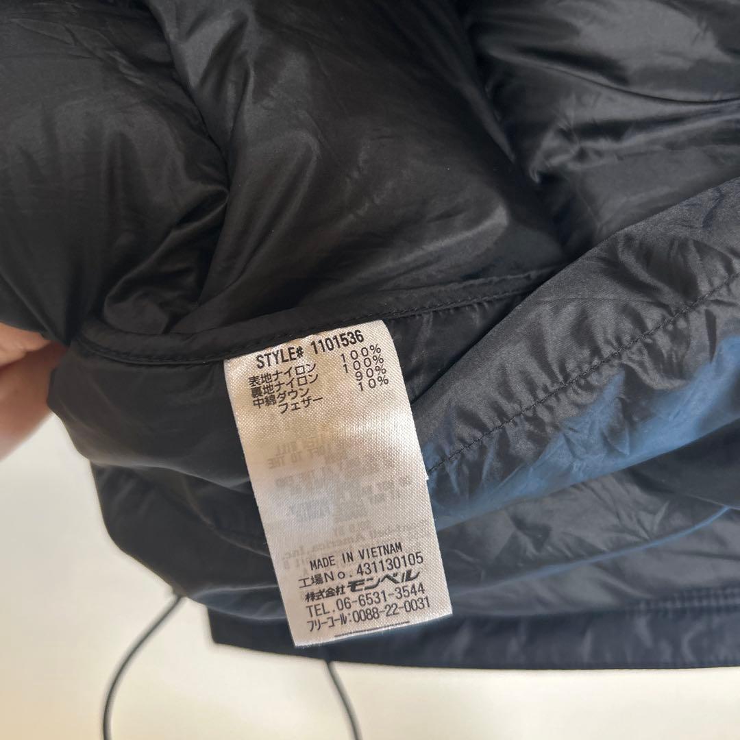 美品 mont-bell ライトアルパインベスト　ブラック　L