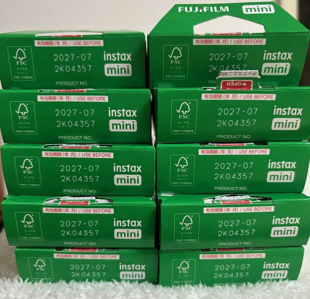 instax mini フィルム 10×10箱セット FUJIFILM チェキ