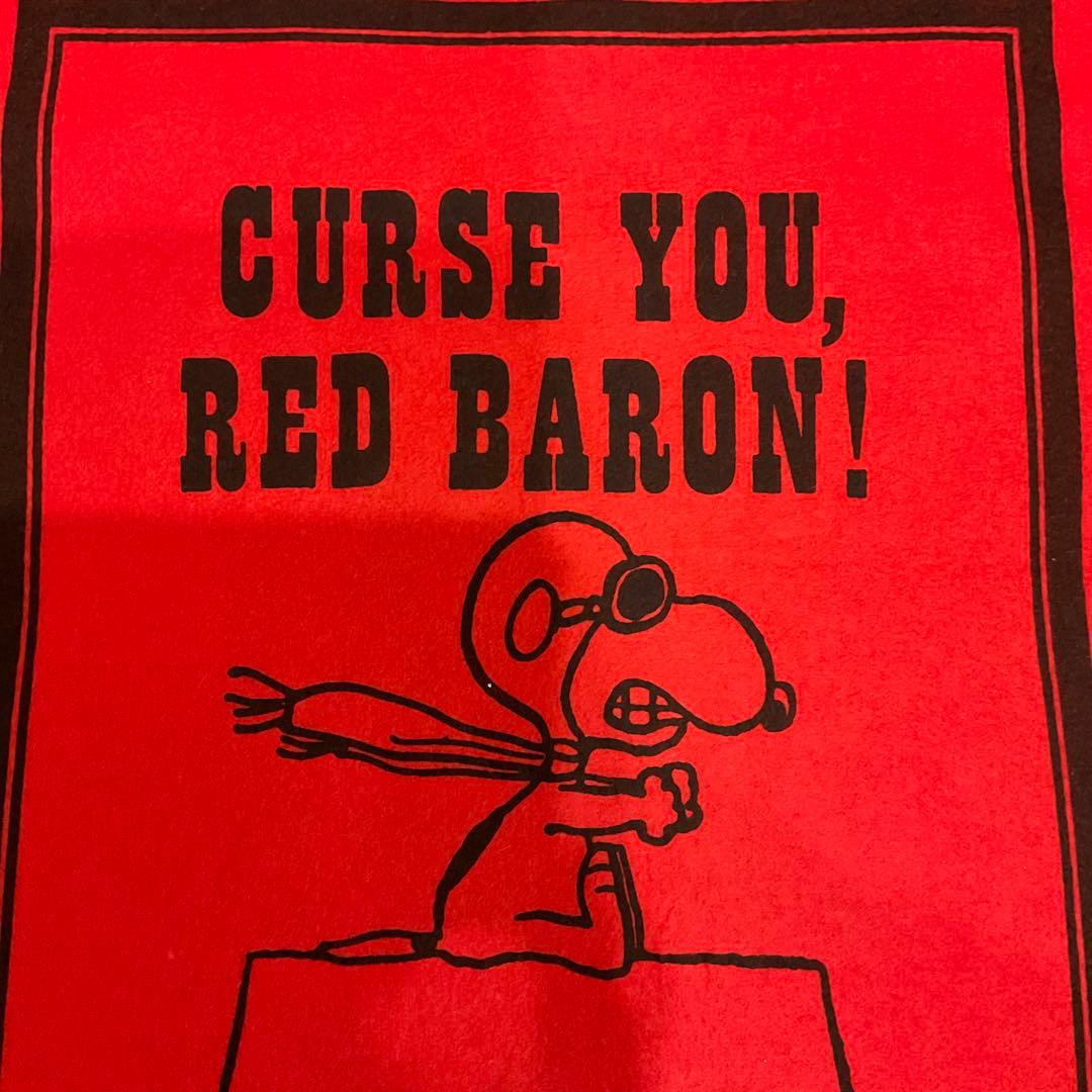 スヌーピー　レッドバロン　フェルト　ペナント　バナー　タペストリー　Snoopy