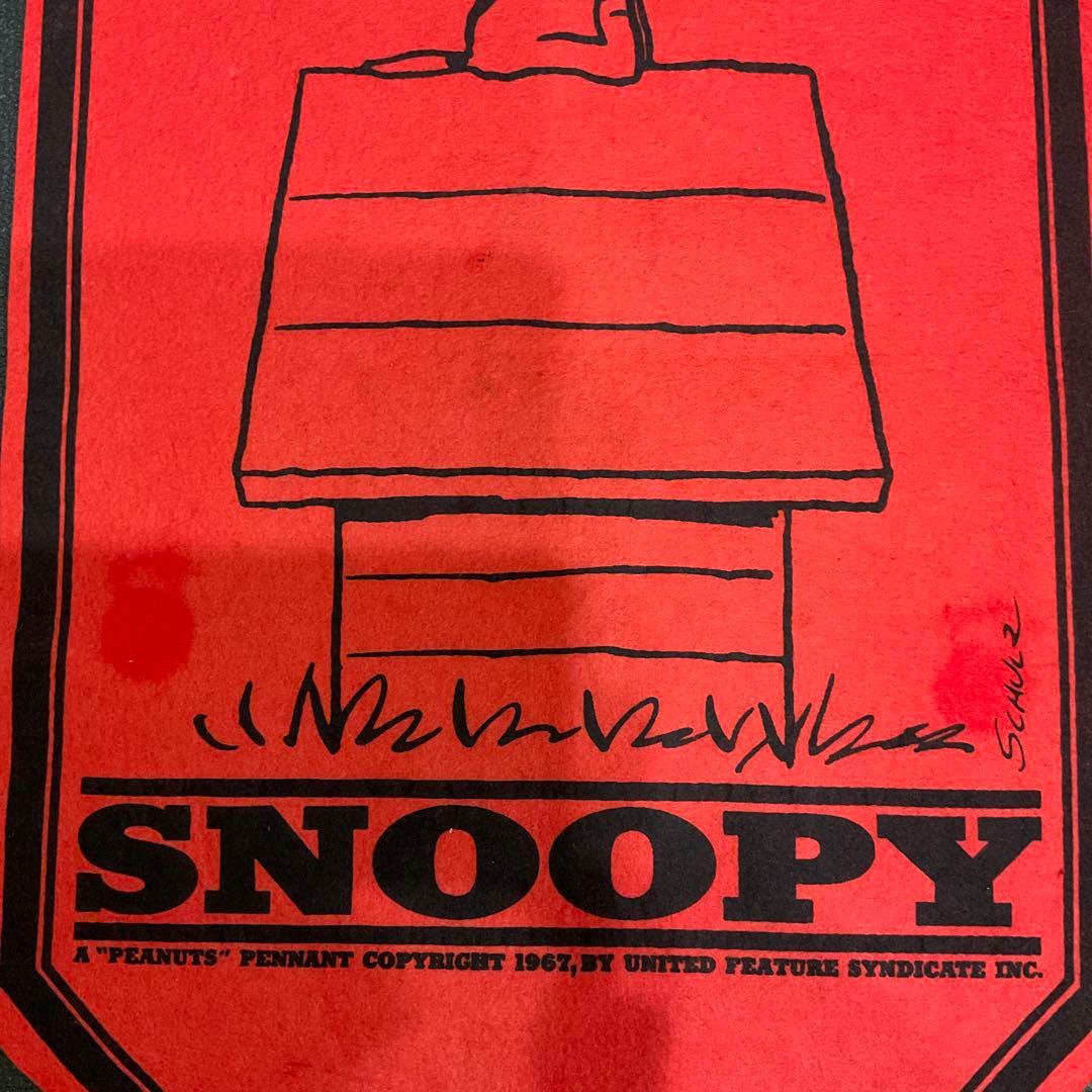 スヌーピー　レッドバロン　フェルト　ペナント　バナー　タペストリー　Snoopy