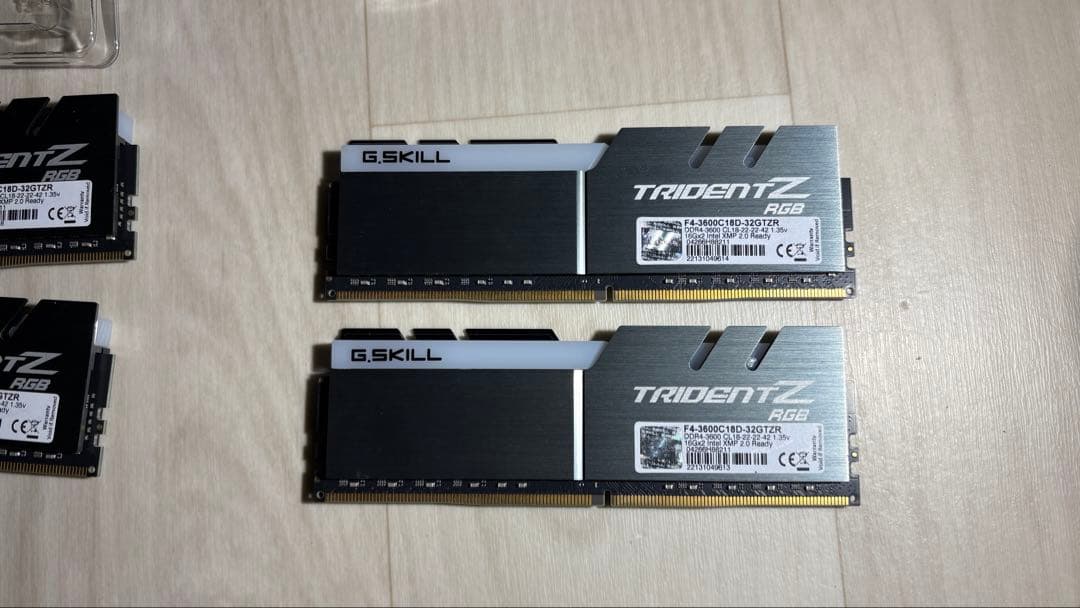 G.SKILL Trident Z RGB DDR4-3600 16GB 4枚