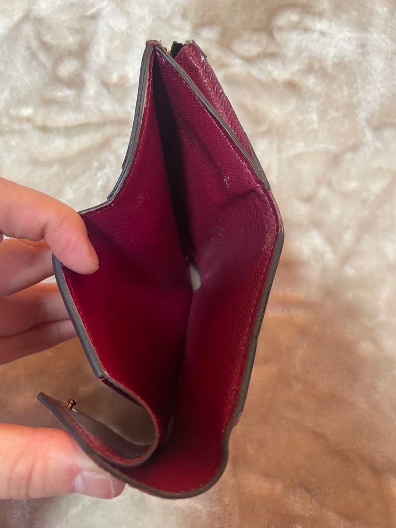 ルイヴィトン ポルトフォイユ ゾエ M62932 フューシャ 三つ折り財布