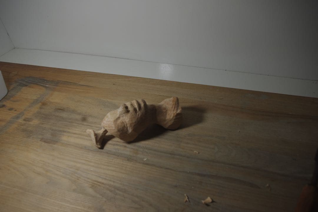 木製 彫刻 人の顔