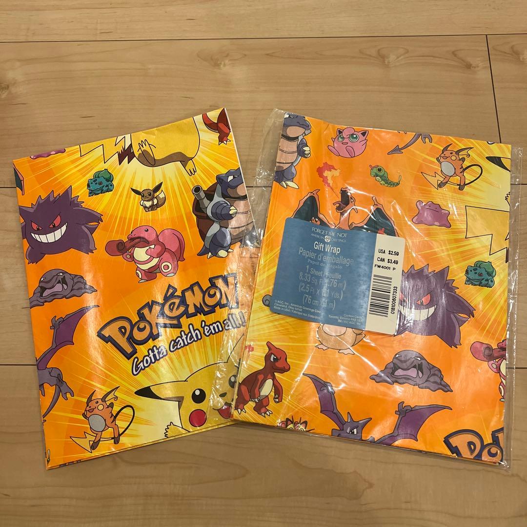 ポケモン包装紙 76 cm x 1 m