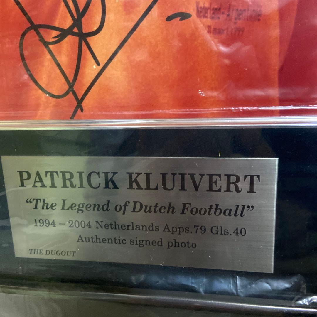 パトリック・クライファート直筆サイン入りフォト　額入り