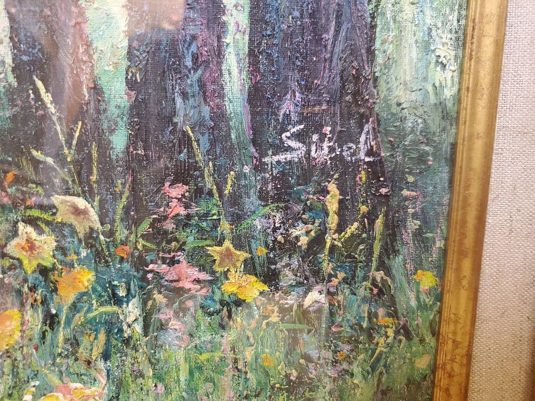 スィベル・ギュレー★F30油彩★光を描く現代印象派の人気作家★人気作品★風景★