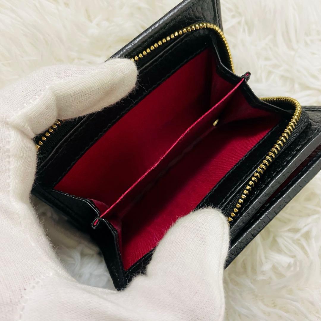 極美✨付属完備✨GUCCI 二つ折り GGマーモント バイカラー 日本限定
