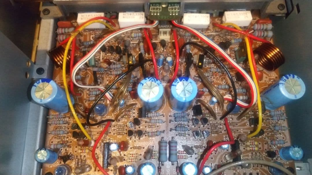 SANSUI AU-D607F EXTRA ステレオプリメインアンプ メンテ済み