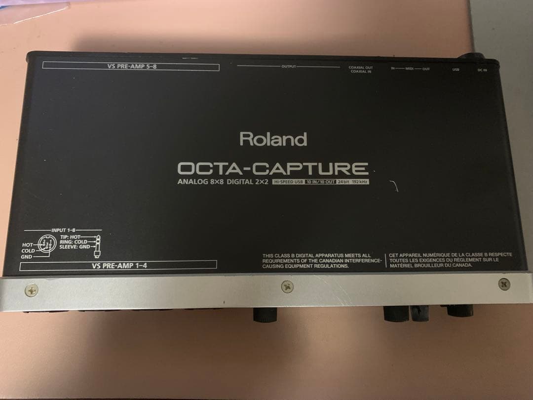 【プチーノ様】Roland OCTA-CAPTURE オーディオインターフェイス