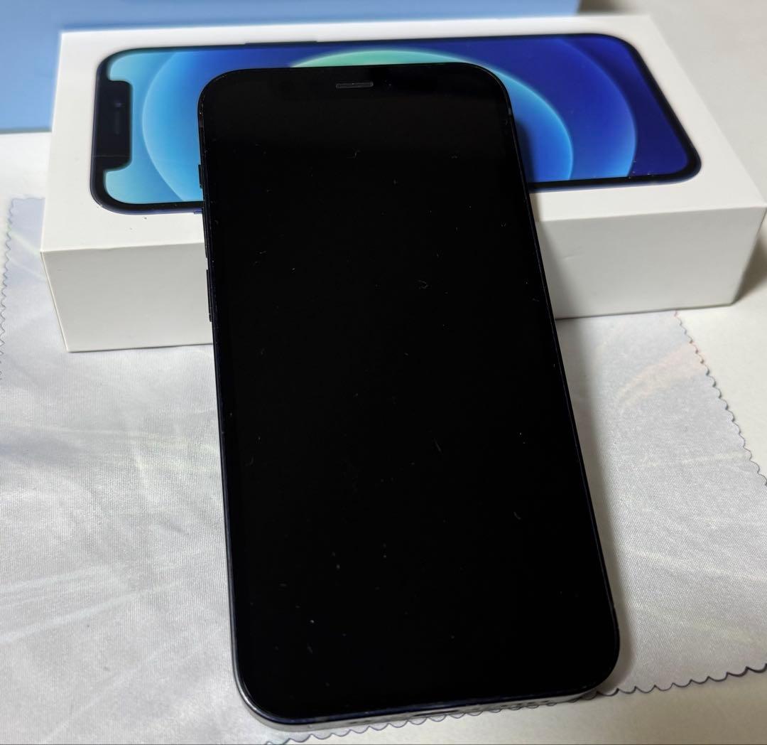 Apple iPhone 12 mini ブラック simフリー 本体 箱付き