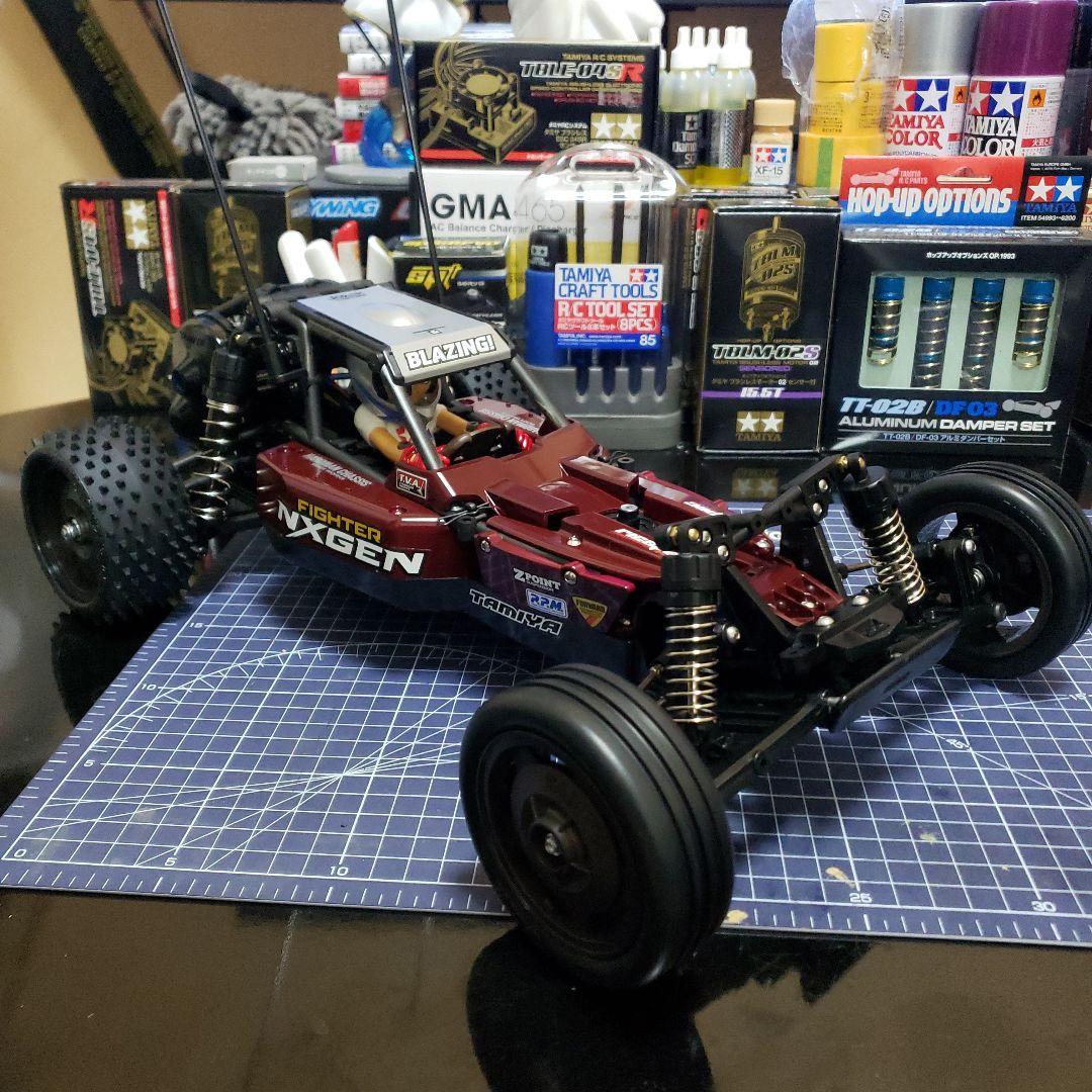 タミヤ 2025 DT04 ファイターネクスジェン カスタム ブラシレスセット③