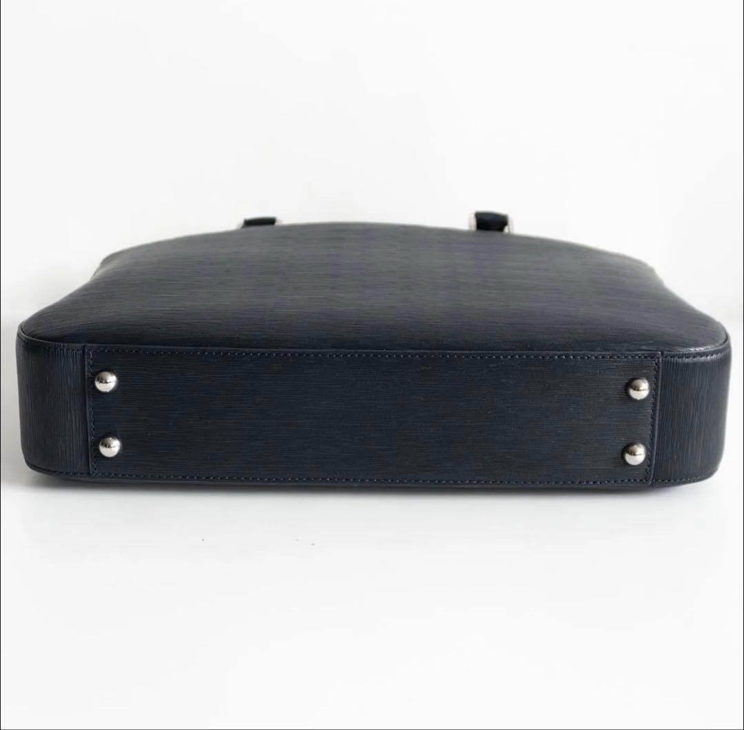 PELLE MORBIDA ネイビー ビジネスバッグ ペッレモルビダ