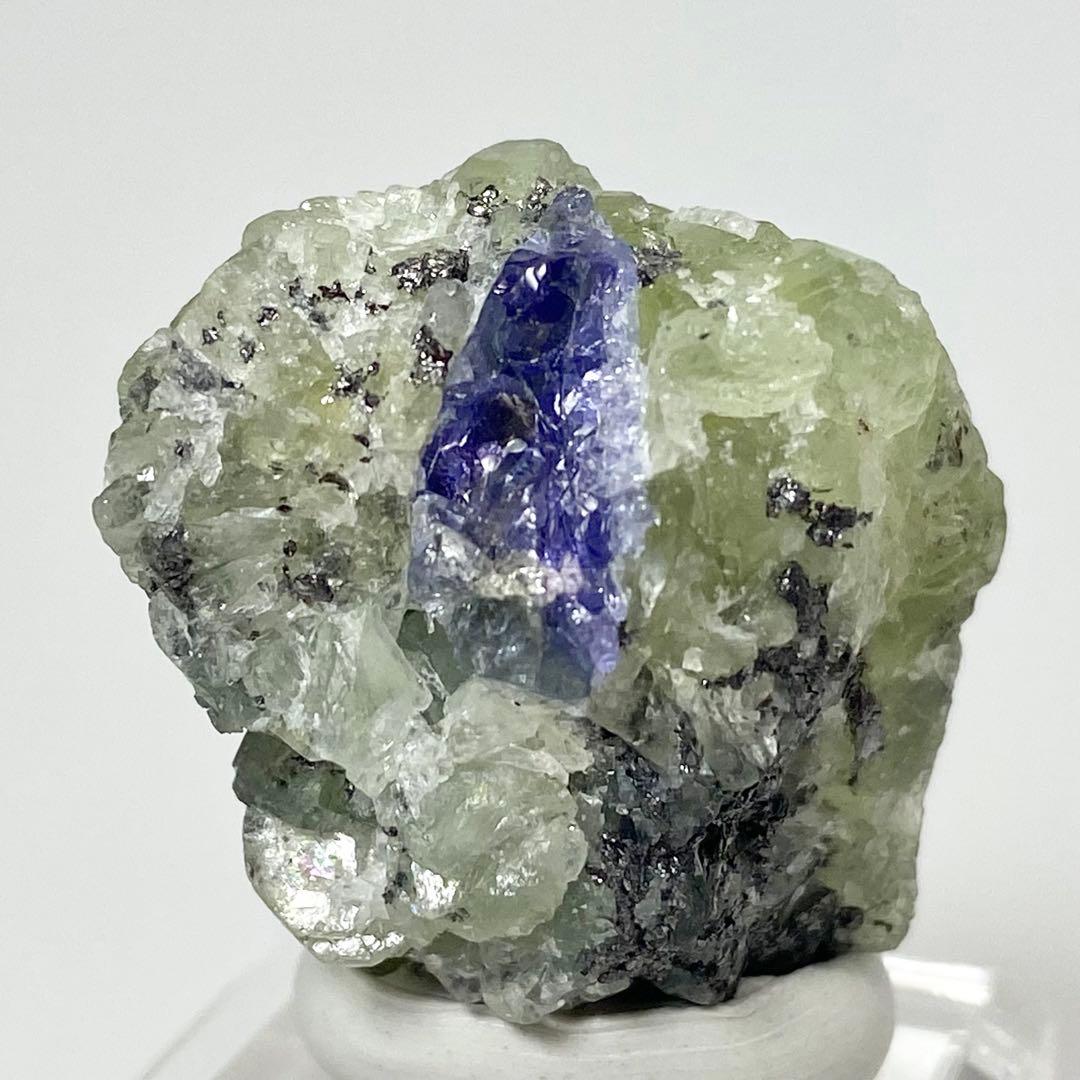 タンザナイト　プレナイト　鉱物標本　原石　天然石　ストーン　ゾイサイト　非加熱