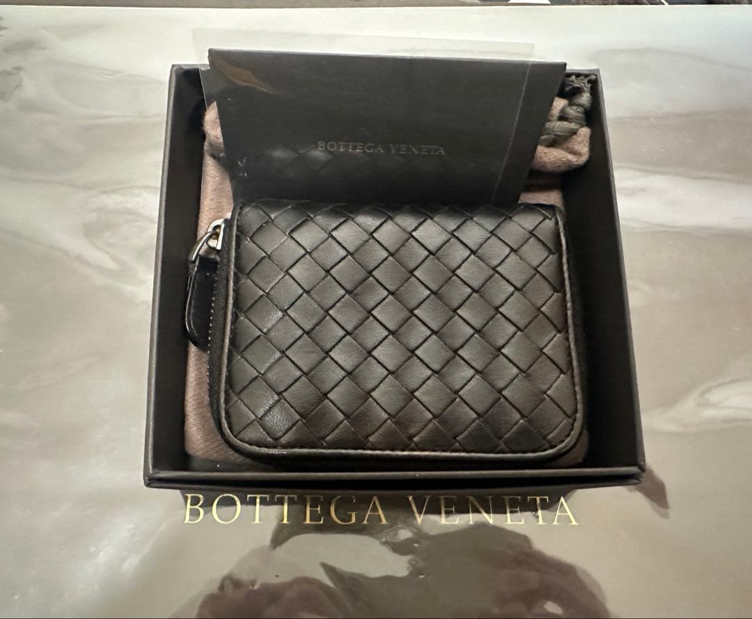 【付属品付】ボッテガヴェネタ イントレチャートケース/ラム/黒1️⃣✨✨
