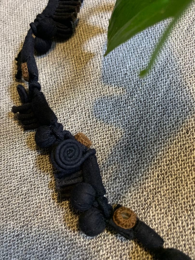 イッセイミヤケ HaaT（ハート）　布ネックレス　初期　極美品　希少