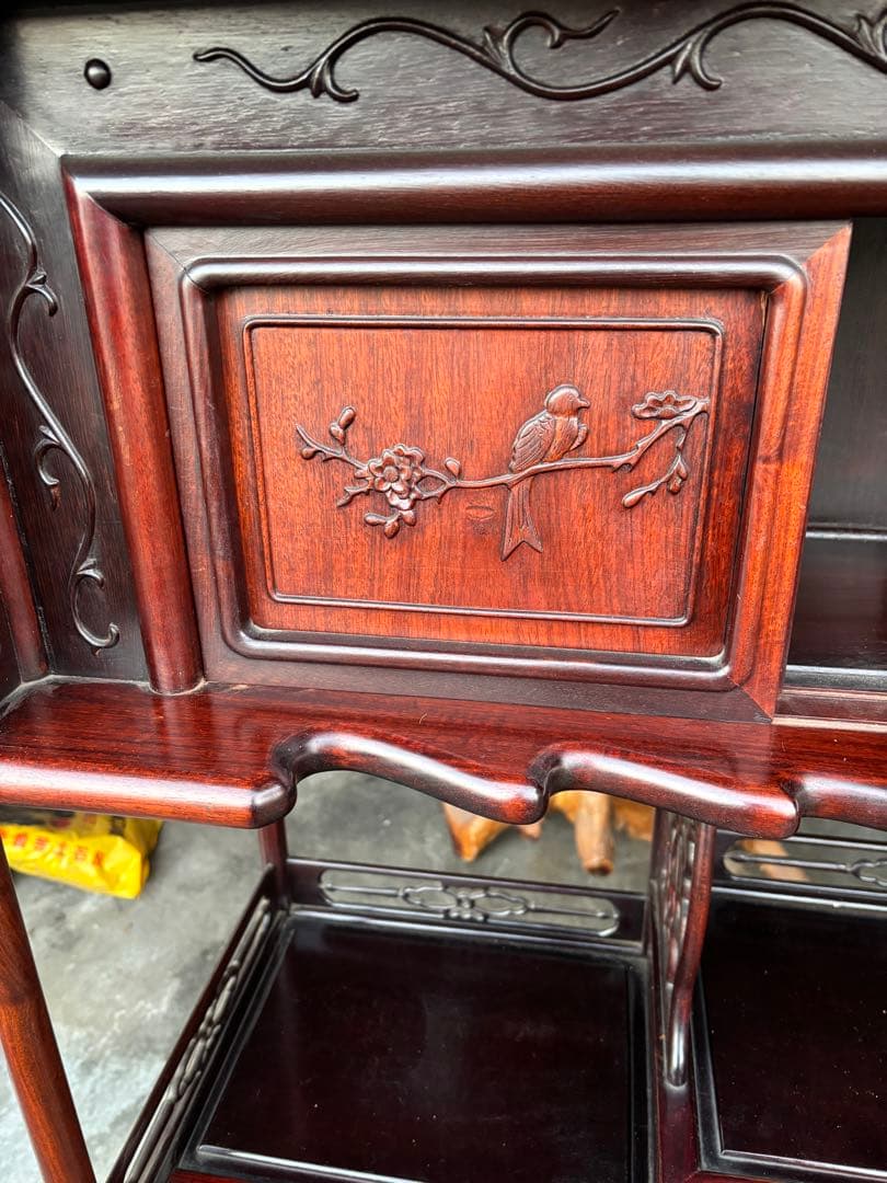 高級 茶棚 唐木家具 茶道具 和家具 岐阜県揖斐郡池田町