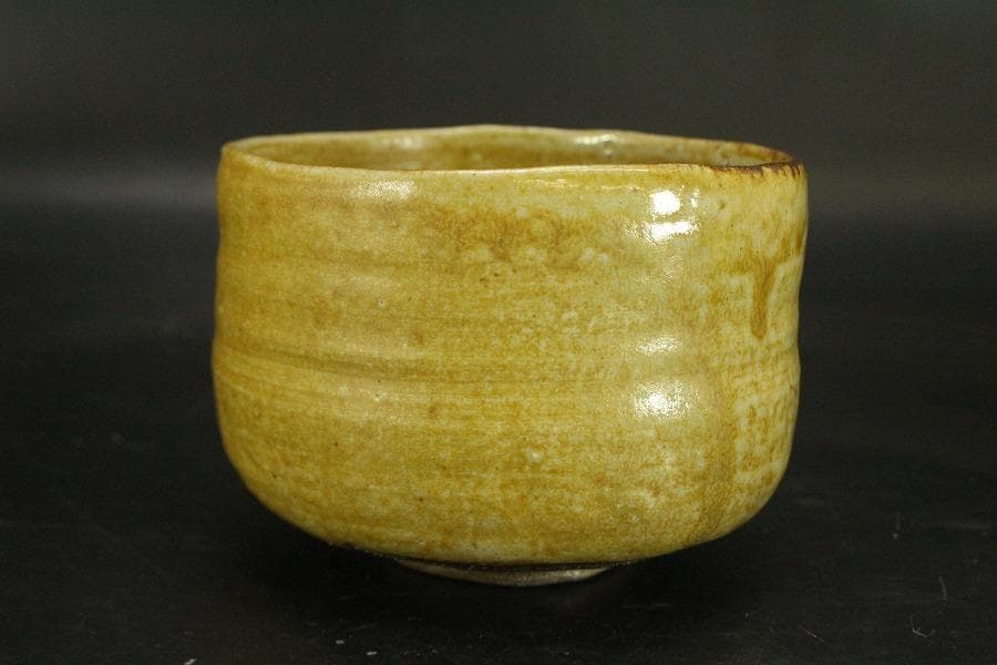 茶道具 伊奈長三造 筒茶碗 共箱 時代 美品(A514)