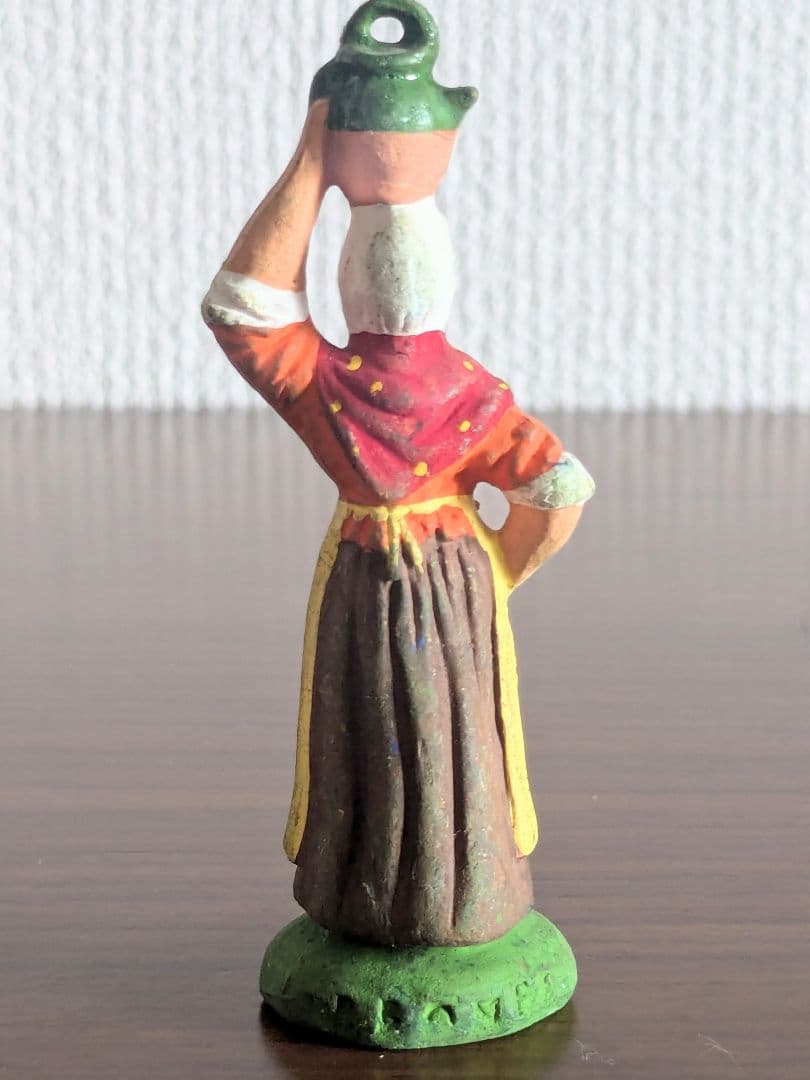 フランス ヴィンテージ サントン 人形 テラコッタ フィギュア 5点 置き物