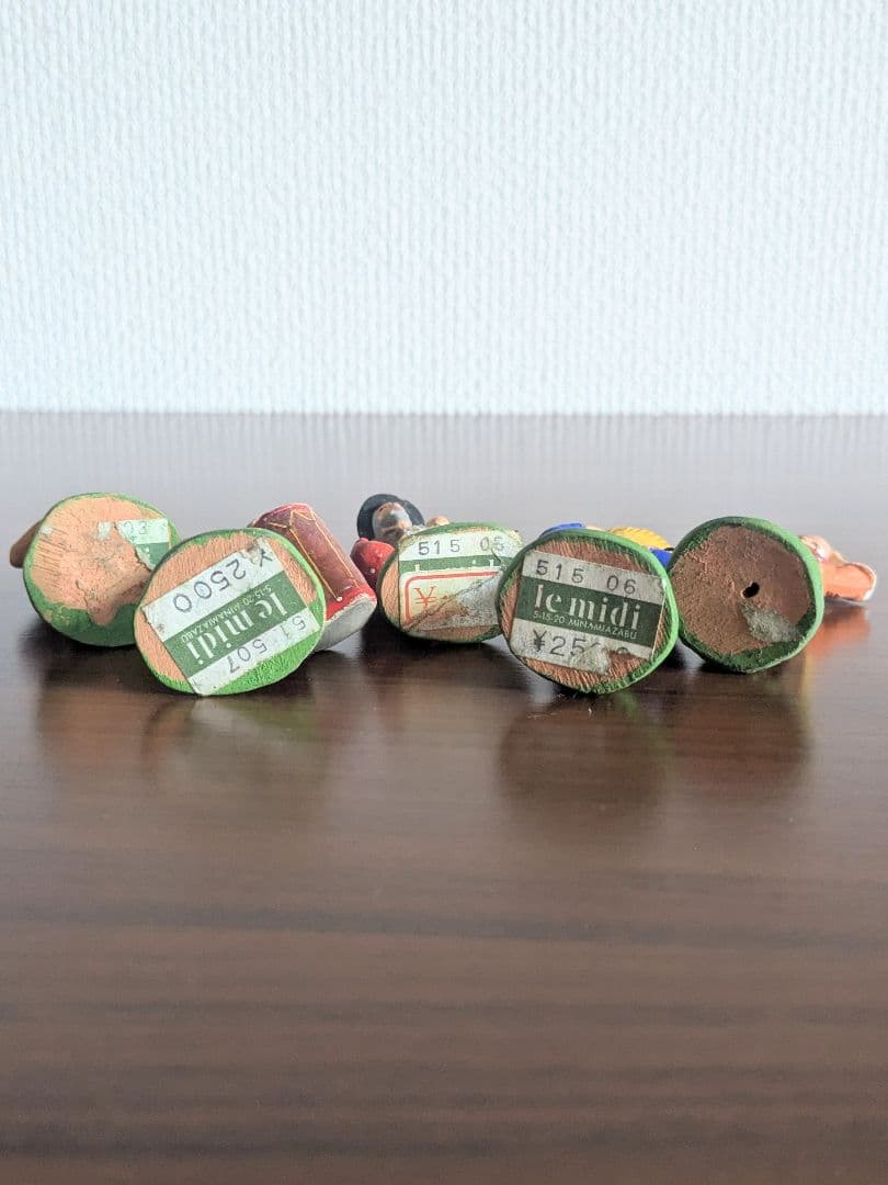 フランス ヴィンテージ サントン 人形 テラコッタ フィギュア 5点 置き物