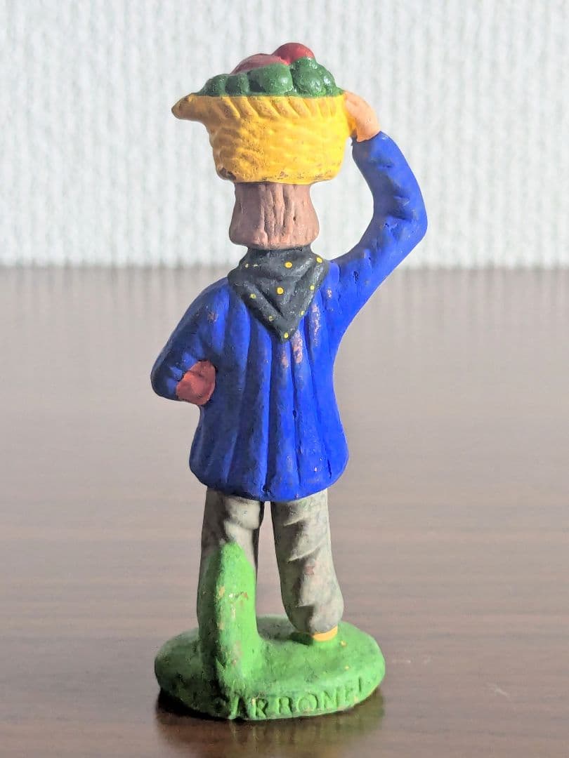 フランス ヴィンテージ サントン 人形 テラコッタ フィギュア 5点 置き物